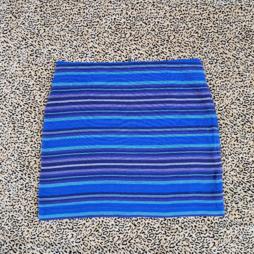 🌈GAP STRIPED COTTON MINI SKIRT-2